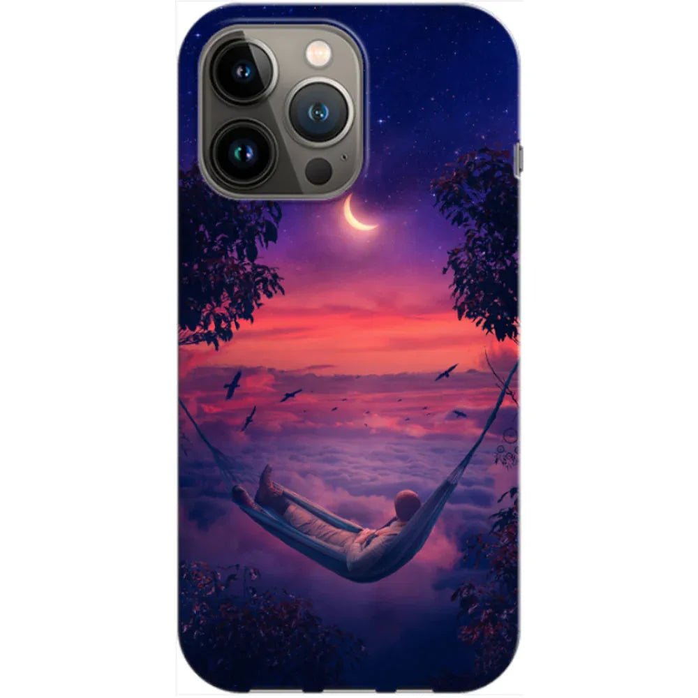 Husa compatibila cu Apple iPhone 14 Pro model Perfect sleep, Silicon, TPU, Viceversa - Viceversa
