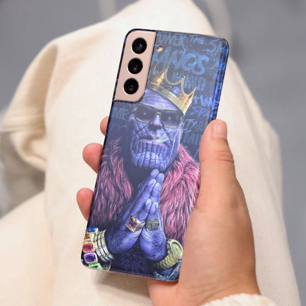 Husa compatibila cu Samsung Galaxy S21 FE model Perfectly Balanced, As All Things Should Be Thanos, Silicon, TPU, Viceversa