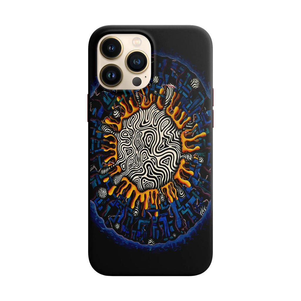 Husa compatibila cu Apple iPhone 12 Mini model Physcadelic ball, Silicon, TPU, Viceversa - Viceversa