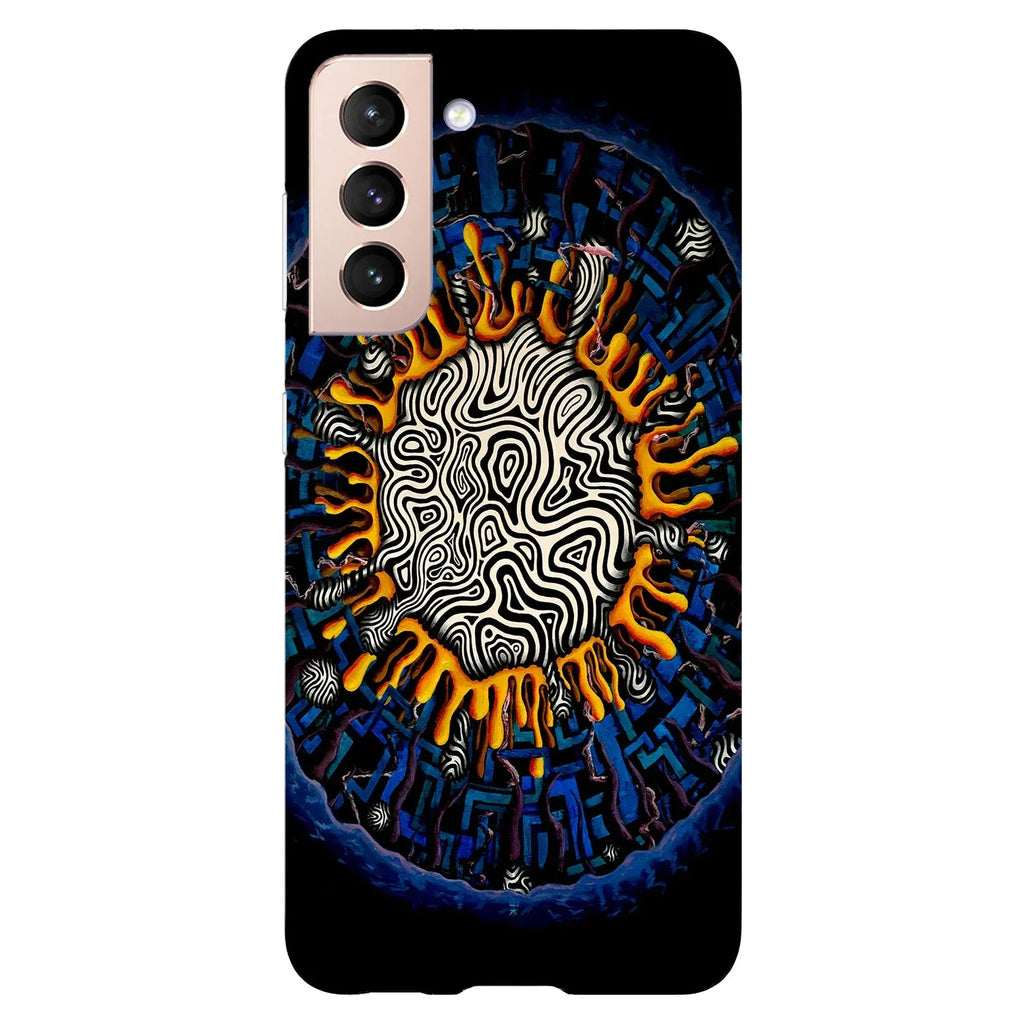 Husa compatibila cu Samsung Galaxy S22 Ultra model Physcadelic ball, Silicon, TPU, Viceversa - Viceversa