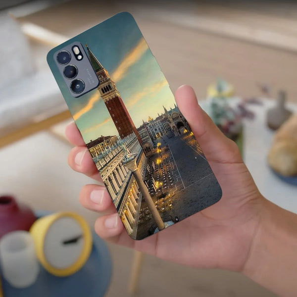 Husa compatibila cu Oppo Find X3 model Piazza San Marco Venezia, Silicon, TPU, Viceversa - Viceversa