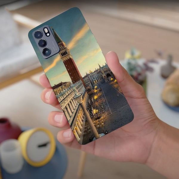 Husa compatibila cu Oppo Reno 5 4G model Piazza San Marco Venezia, Silicon, TPU, Viceversa