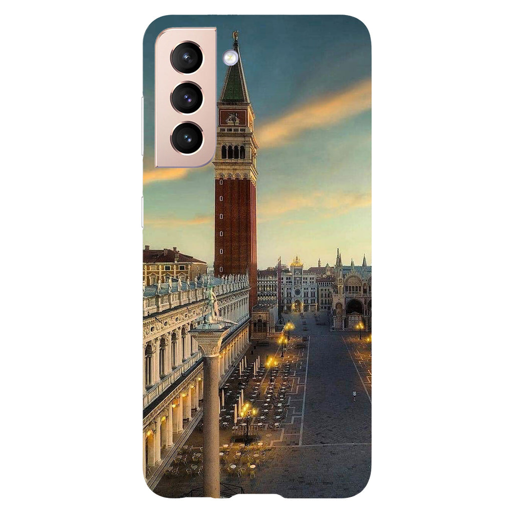 Husa Samsung Galaxy S21 model Piazza San Marco Venezia, Silicon, TPU, Viceversa