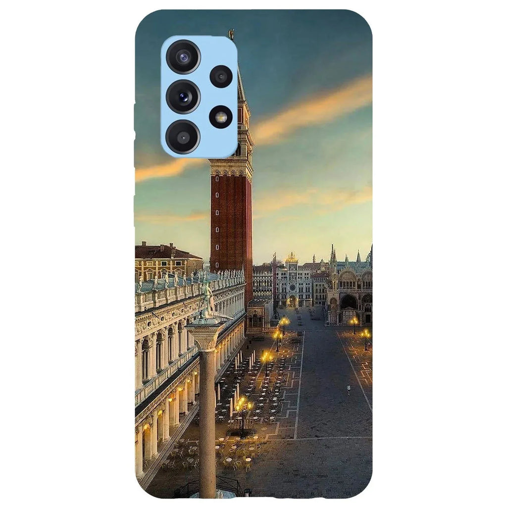 Husa compatibila cu Samsung Galaxy A22 5G model Piazza San Marco Venezia, Silicon, TPU, Viceversa - Viceversa