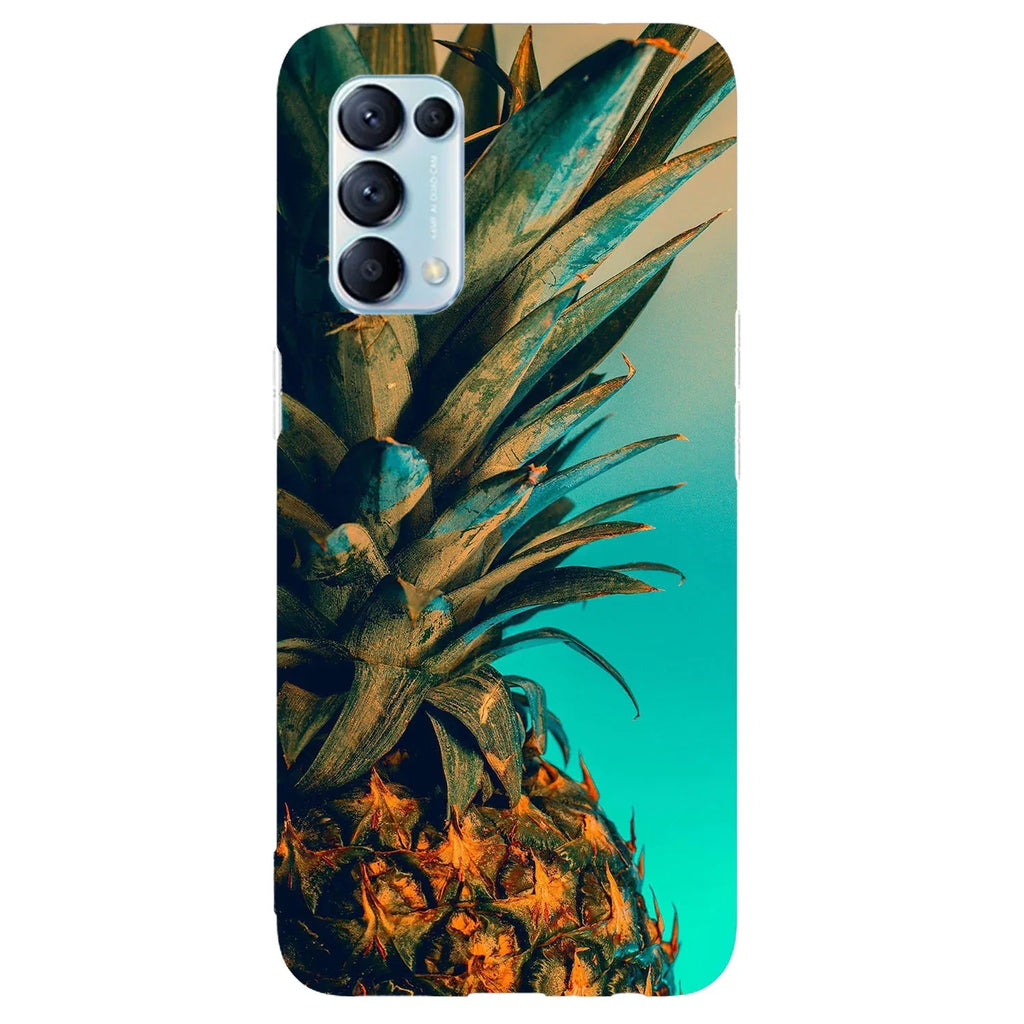 Husa compatibila cu Oppo Reno 4 5G model Pineapple, Silicon, TPU, Viceversa - Viceversa