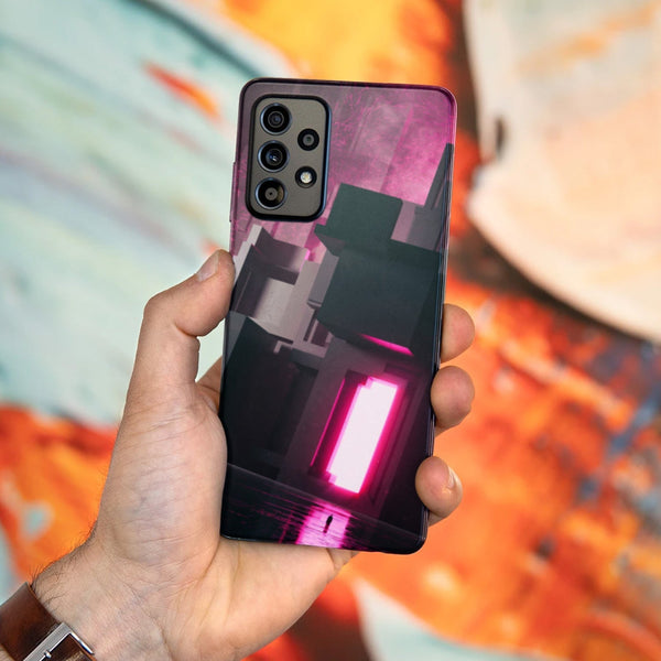 Husa compatibila cu Samsung Galaxy A73 5G model Pink Entrance, Silicon, TPU, Viceversa