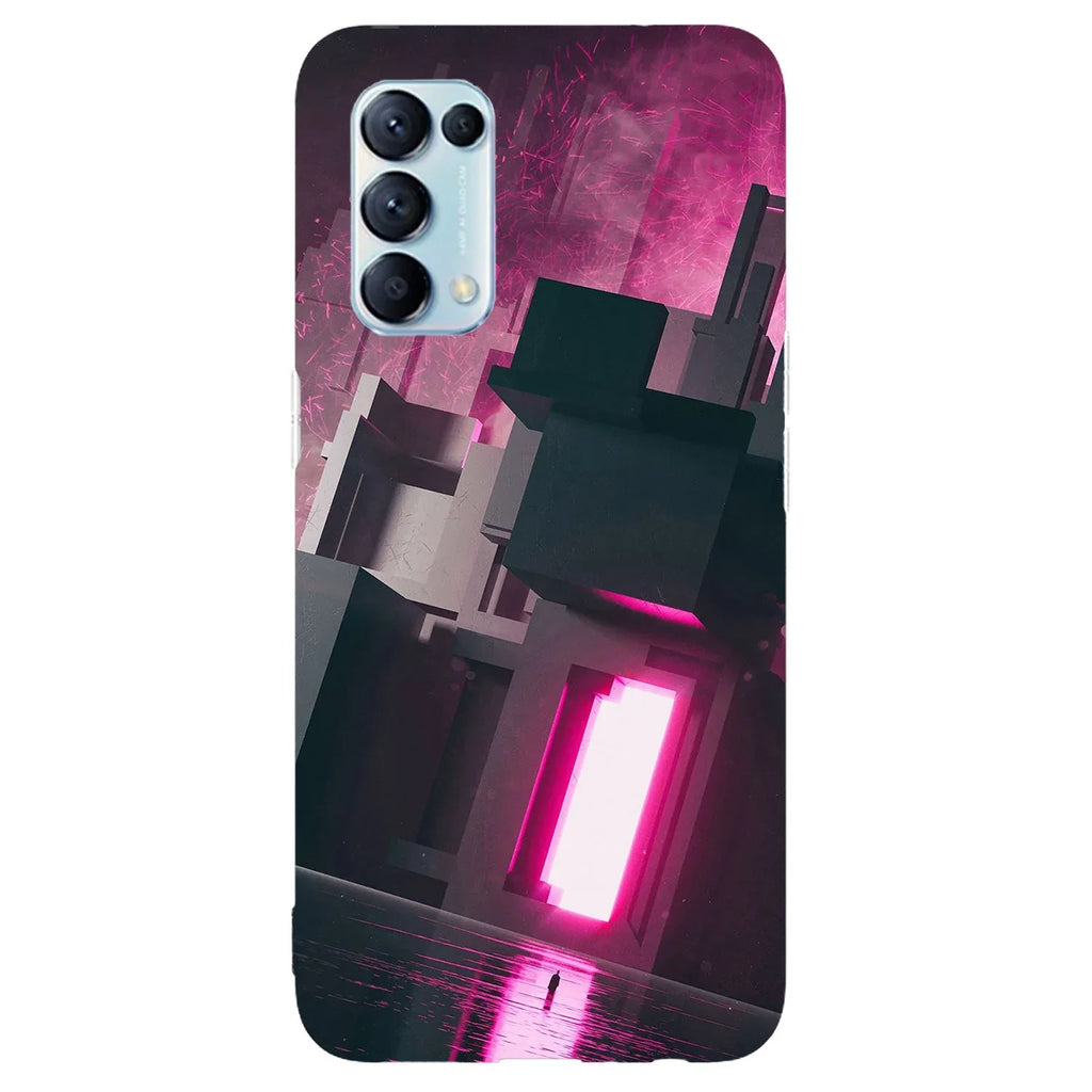 Husa compatibila cu Oppo A5 (2020) model Pink Entrance, Silicon, TPU, Viceversa - Viceversa