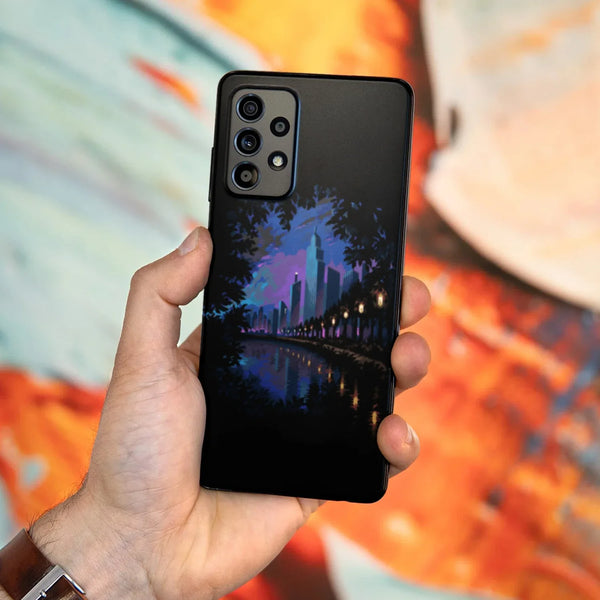 Husa compatibila cu Samsung Galaxy A53 5G model Pixel City, Silicon, TPU, Viceversa - Viceversa
