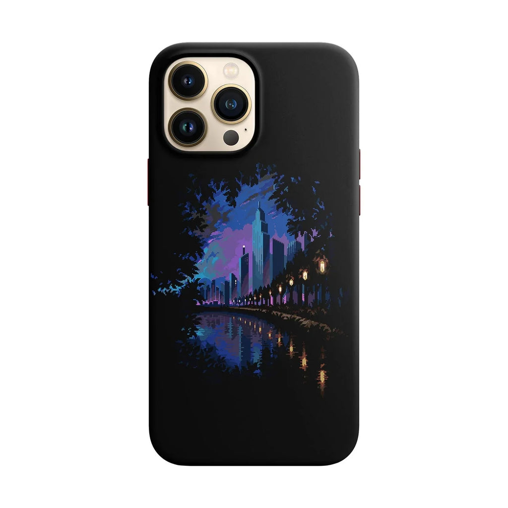 Husa compatibila cu Apple iPhone 14 model Pixel City, Silicon, TPU, Viceversa - Viceversa