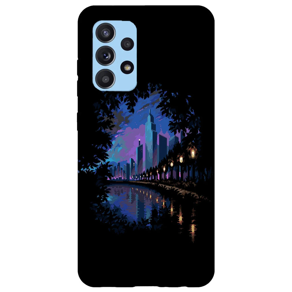 Husa compatibila cu Samsung Galaxy A53 5G model Pixel City, Silicon, TPU, Viceversa - Viceversa