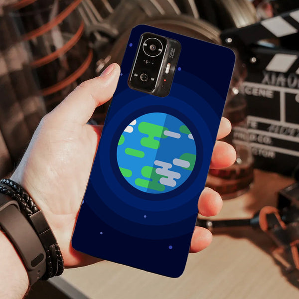 Husa compatibila cu Xiaomi Mi 11 Lite model Pixel Earth, Silicon, TPU, Viceversa