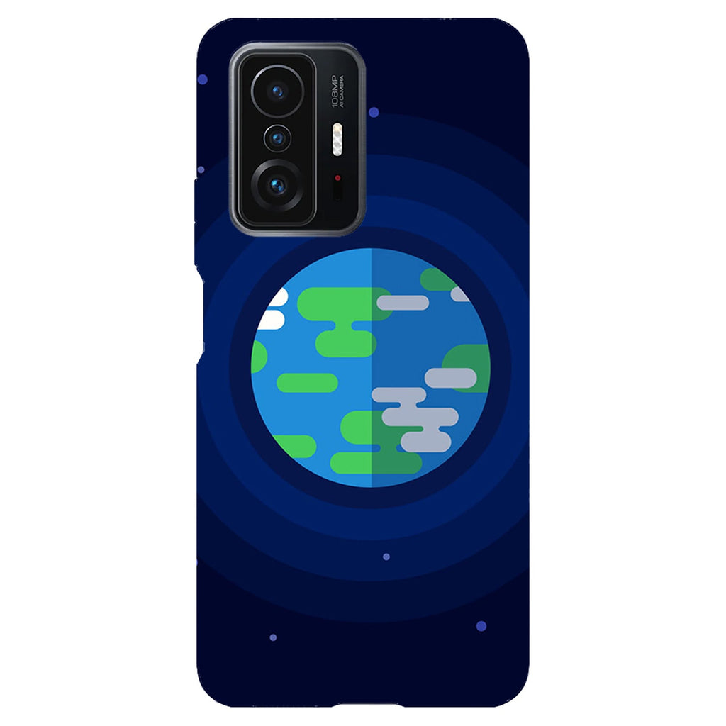Husa compatibila cu Xiaomi Mi 11 Lite model Pixel Earth, Silicon, TPU, Viceversa
