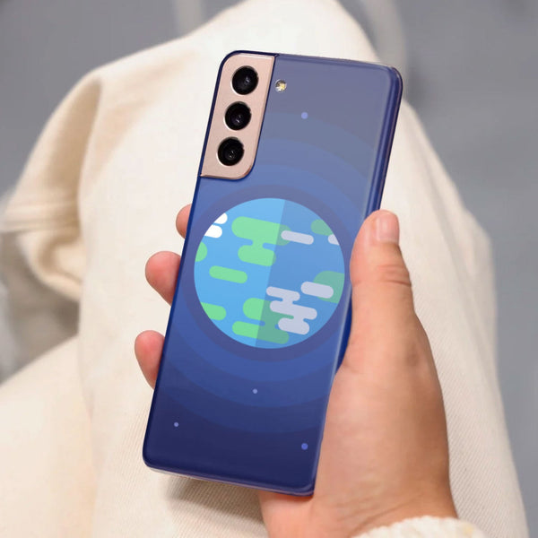 Husa Samsung Galaxy S21 FE model Pixel Earth, Silicon, TPU, Viceversa