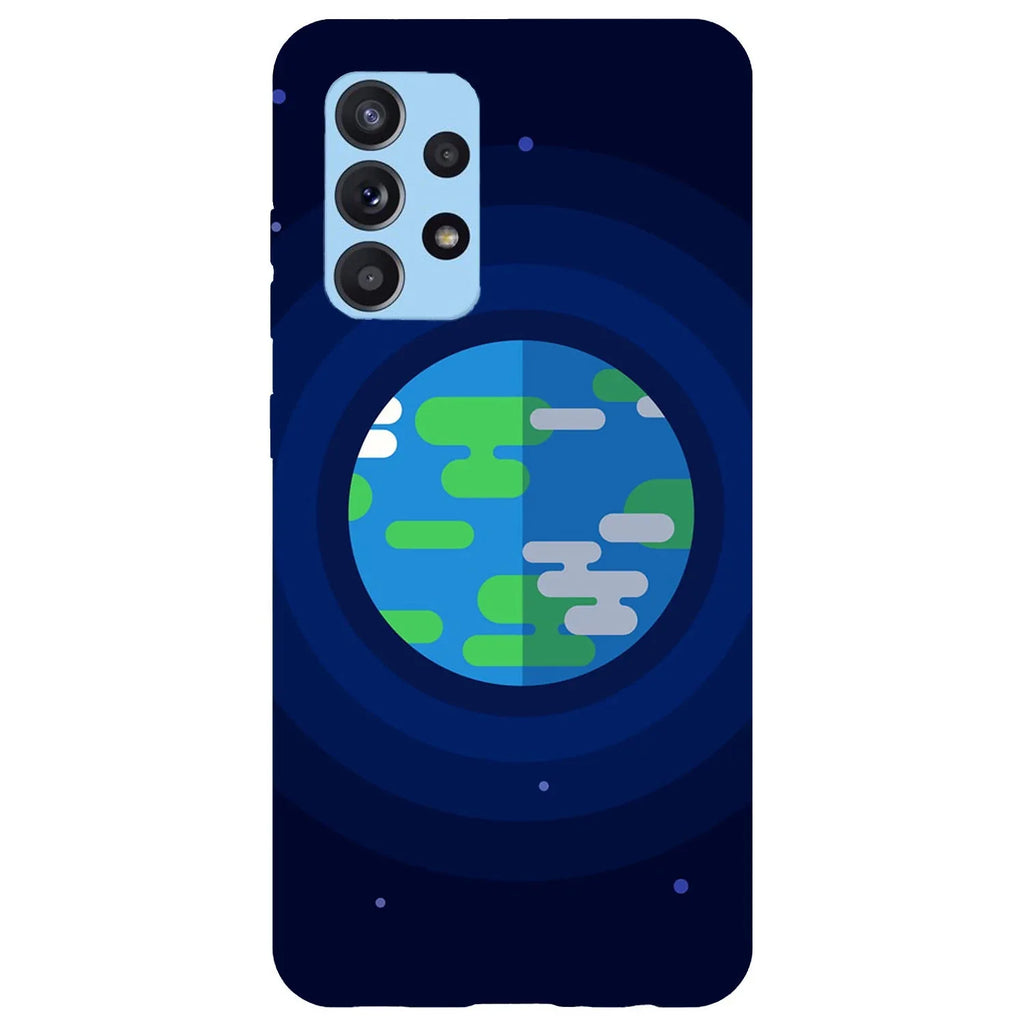 Husa Samsung Galaxy Galaxy A72 5G model Pixel Earth, Silicon, TPU, Viceversa - Viceversa