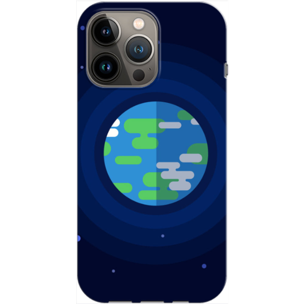 Husa Apple iPhone 13 Pro model Pixel Earth, Silicon, TPU, Viceversa