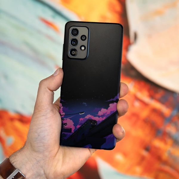 Husa compatibila cu Samsung Galaxy A73 5G model Pixel train, Silicon, TPU, Viceversa