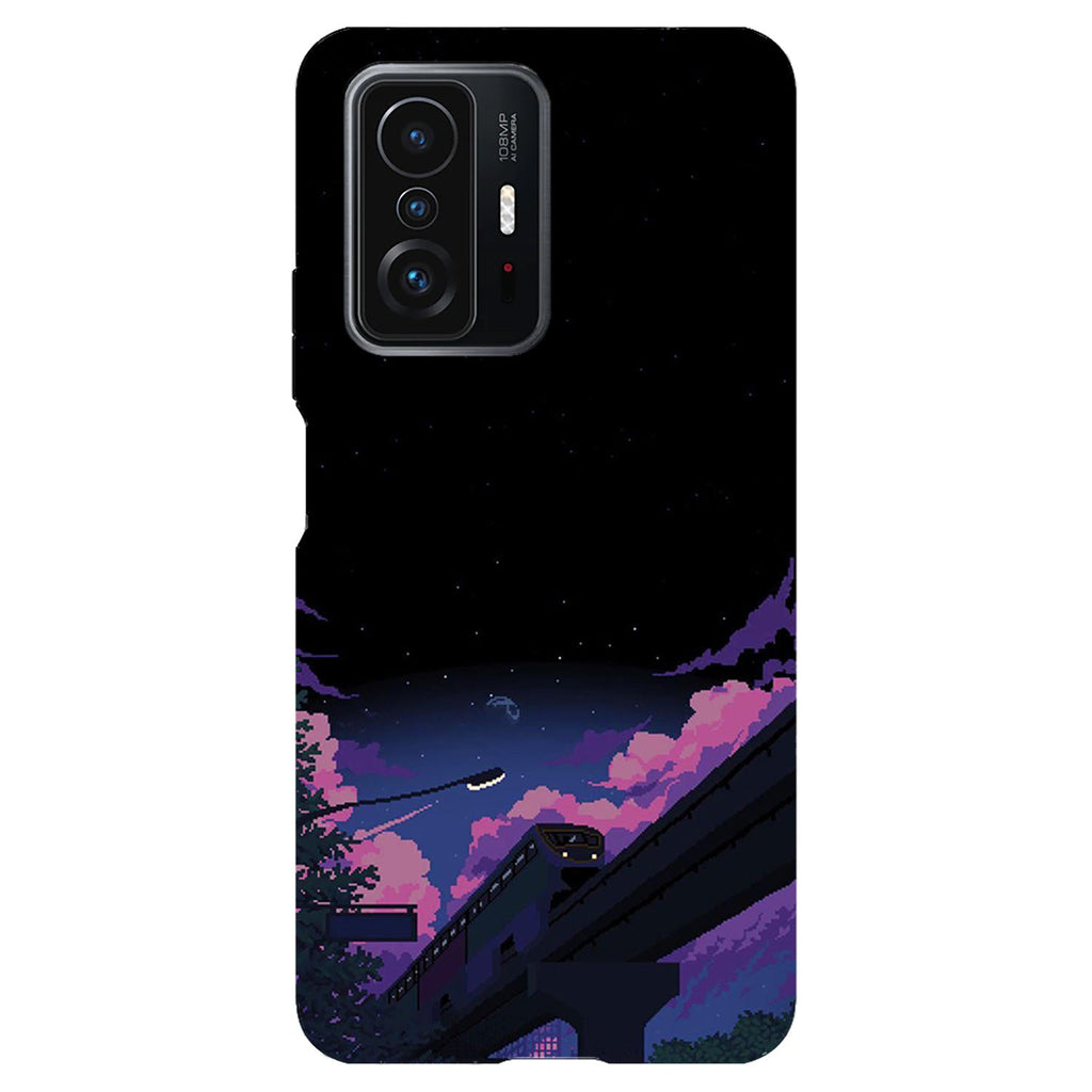 Husa compatibila cu Xiaomi Mi 11 Lite model Pixel train, Silicon, TPU, Viceversa