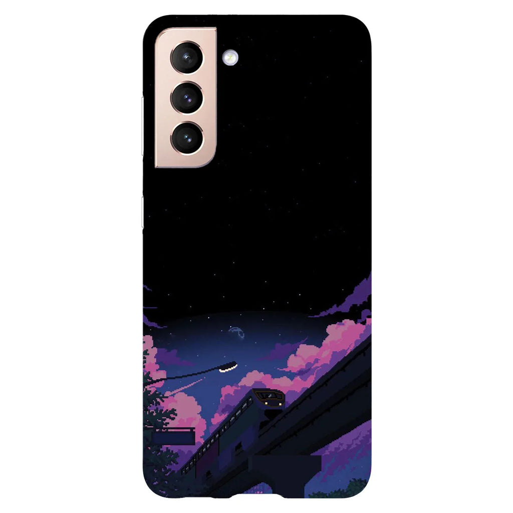 Husa Samsung Galaxy S21 model Pixel train, Silicon, TPU, Viceversa - Viceversa