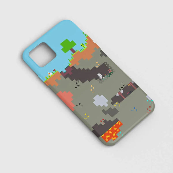 Husa Apple iPhone 11 Pro Max model Pixelated World Minecraft, Silicon, TPU, Viceversa - Viceversa
