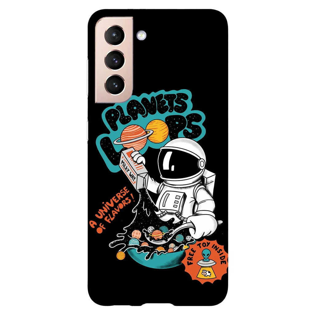 Husa compatibila cu Samsung Galaxy S21 Ultra model Planet loop universe flavor, Silicon, TPU, Viceversa - Viceversa