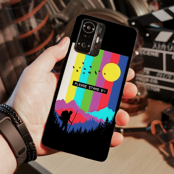 Husa compatibila cu Xiaomi Mi 11 Lite model Please stand by, Silicon, TPU, Viceversa