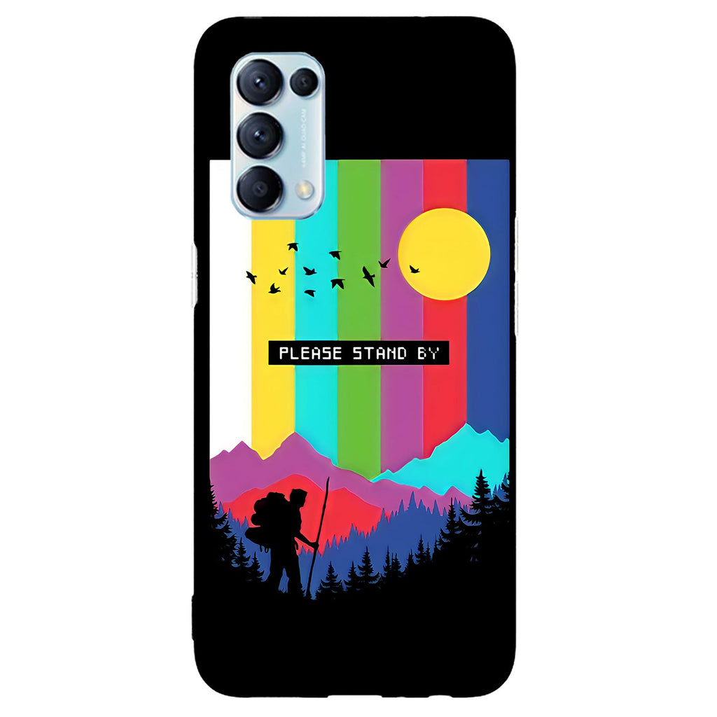 Husa compatibila cu Oppo Reno 5 4G model Please stand by, Silicon, TPU, Viceversa