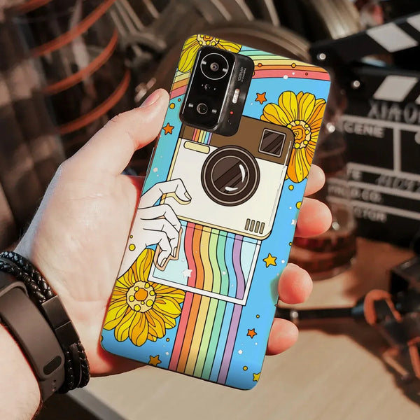Husa compatibila cu Xiaomi Redmi 10X model Polaroid Rainbow, Silicon, TPU, Viceversa - Viceversa