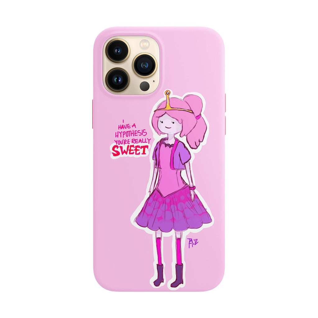 Husa compatibila cu Apple iPhone 14 model Princess Bumblegum Adventure time, Silicon, TPU, Viceversa