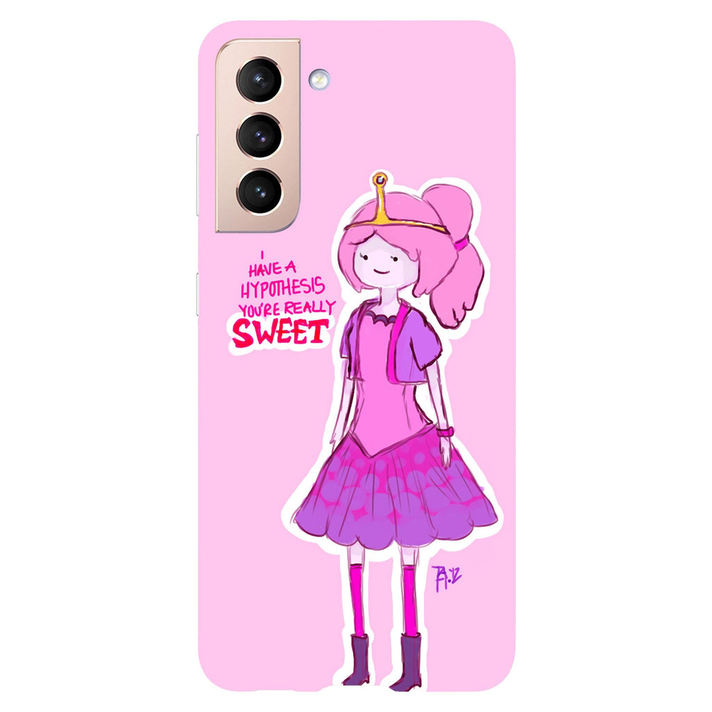 Husa compatibila cu Samsung Galaxy S20 FE model Princess Bumblegum Adventure time, Silicon, TPU, Viceversa
