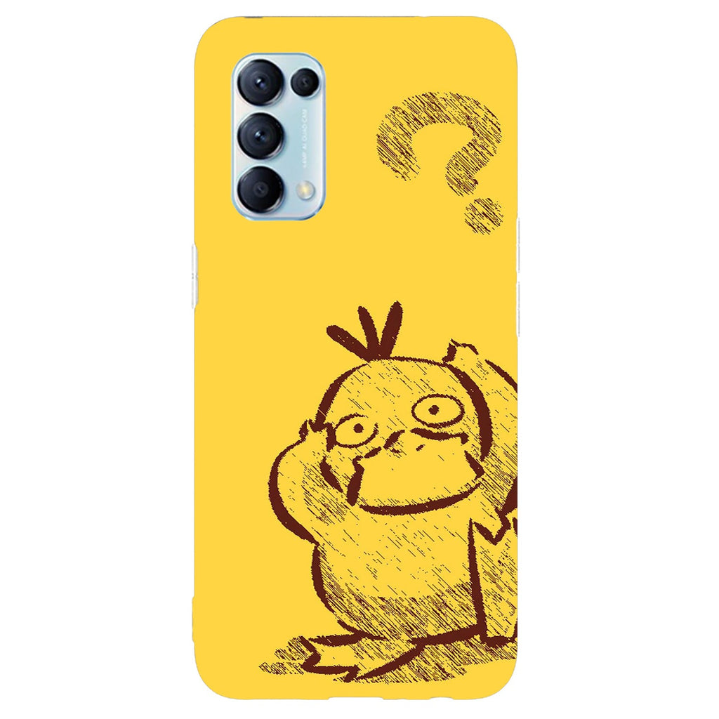 Husa compatibila cu Oppo Reno 5 4G model Psyduck, Silicon, TPU, Viceversa