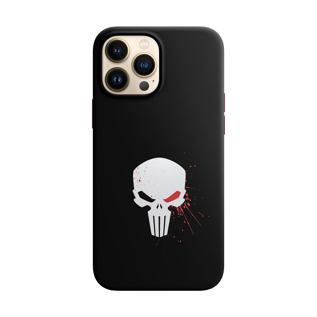 Husa compatibila cu Apple iPhone 12 Pro model Punisher,Silicon, Tpu, Viceversa