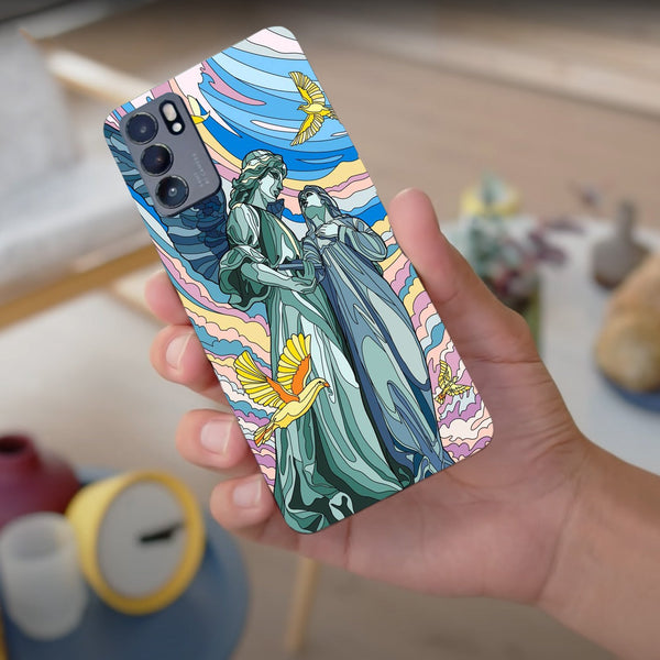 Husa compatibila cu Oppo Reno 5 4G model Pure Art, Silicon, TPU, Viceversa