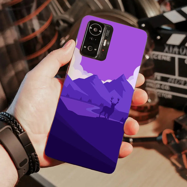 Husa compatibila cu Xiaomi Mi 11T Pro model Purple Nature, Silicon, TPU, Viceversa - Viceversa