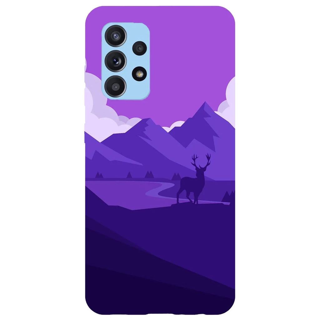 Husa Samsung Galaxy Galaxy A72 5G model Purple Nature, Silicon, TPU, Viceversa - Viceversa