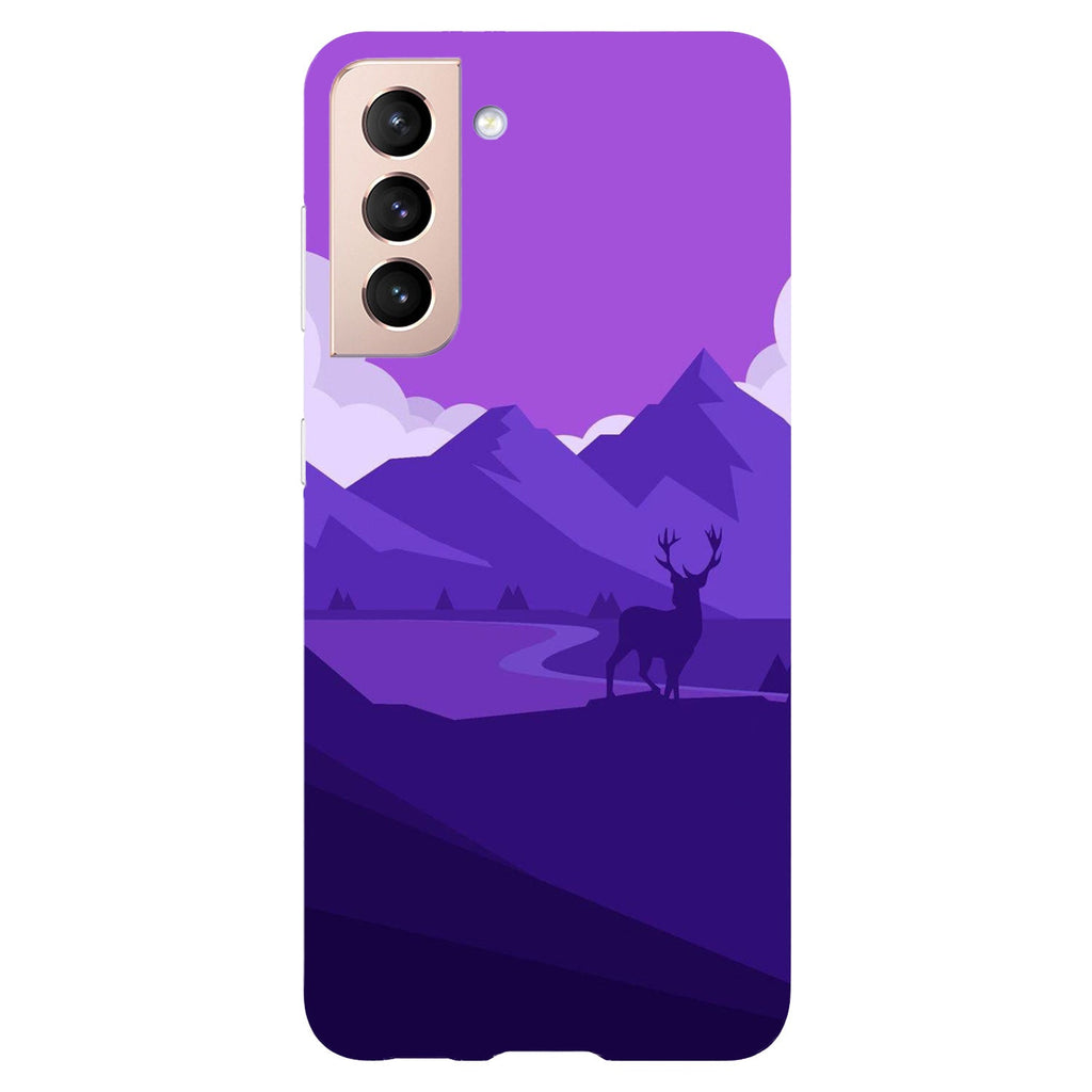 Husa Samsung Galaxy S21 FE model Purple Nature, Silicon, TPU, Viceversa