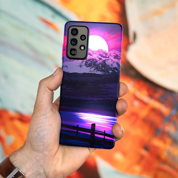 Husa Samsung Galaxy Galaxy A72 model Purple Night, Silicon, TPU, Viceversa