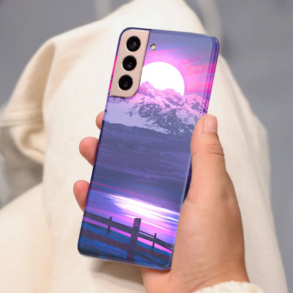 Husa Samsung Galaxy S21 FE model Purple Night, Silicon, TPU, Viceversa