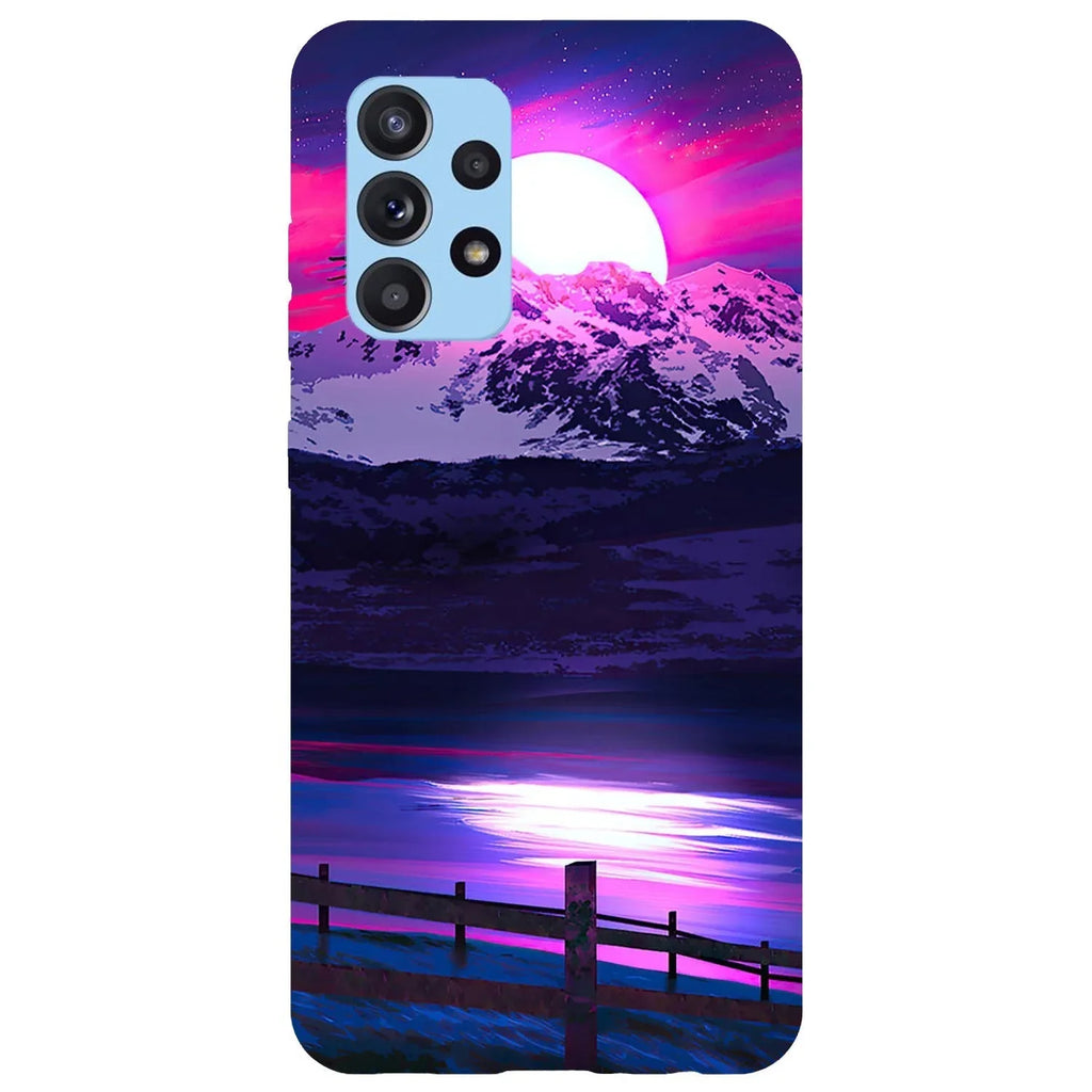 Husa compatibila cu Samsung Galaxy A52 5G model Purple Night, Silicon, TPU, Viceversa - Viceversa