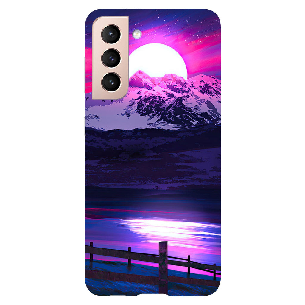 Husa Samsung Galaxy S21 FE model Purple Night, Silicon, TPU, Viceversa