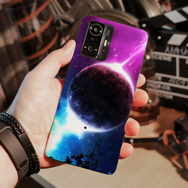Husa compatibila cu Xiaomi Mi 9T model Purple Planet, Silicon, TPU, Viceversa