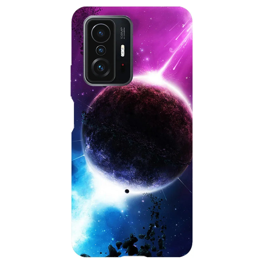 Husa compatibila cu Xiaomi Mi 11i model Purple Planet, Silicon, TPU, Viceversa - Viceversa