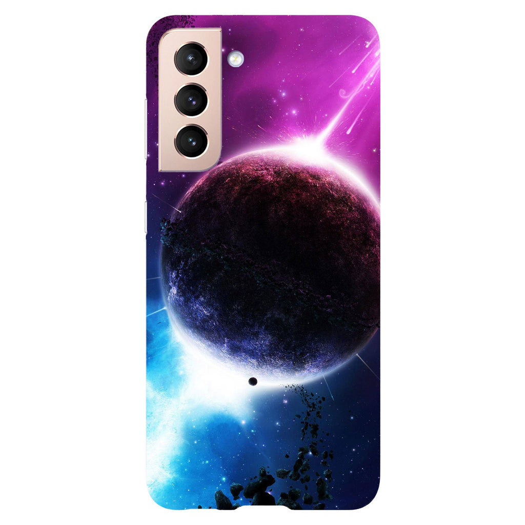 Husa Samsung Galaxy S21 FE model Purple Planet, Silicon, TPU, Viceversa