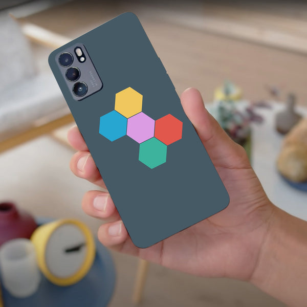 Husa compatibila cu Oppo Reno 5 4G model RGB, Silicon, TPU, Viceversa