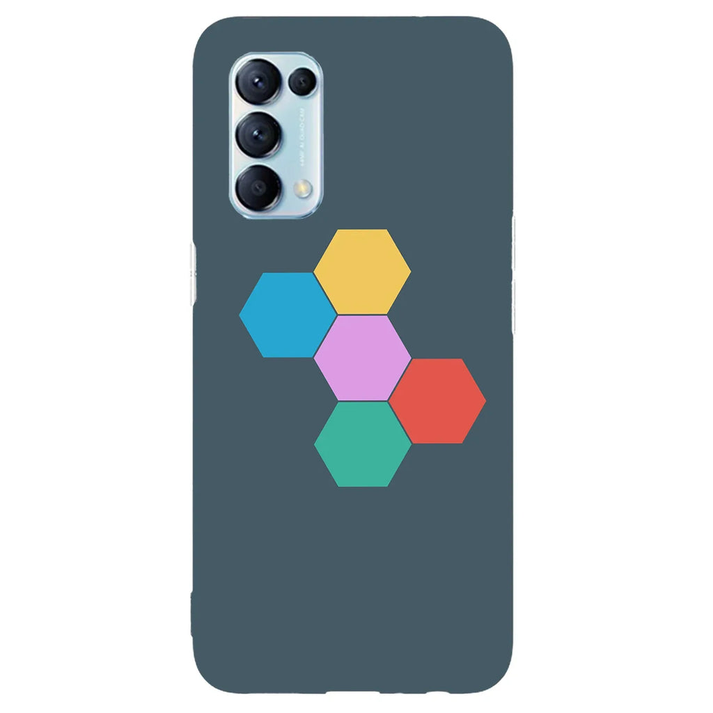 Husa compatibila cu Oppo Reno 6 Pro 5G model RGB, Silicon, TPU, Viceversa - Viceversa