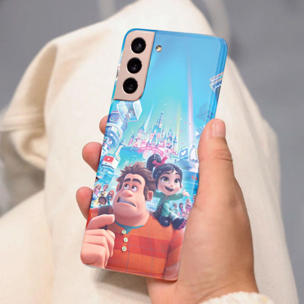 Husa compatibila cu Samsung Galaxy S21 FE model Ralph Breaks the Internet, Silicon, TPU, Viceversa