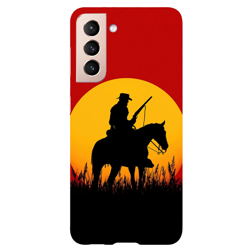 Husa Samsung Galaxy S21 model Red Dead Redemption , Silicon, TPU, Viceversa - Viceversa