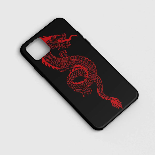 Husa compatibila cu Apple iPhone 11 Pro model Red Dragon, Silicon, TPU, Viceversa - Viceversa