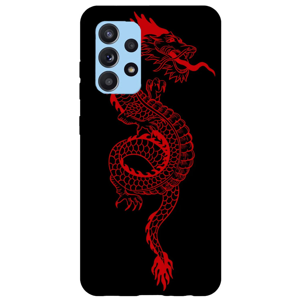 Husa compatibila cu Samsung Galaxy A53 5G model Red Dragon, Silicon, TPU, Viceversa - Viceversa