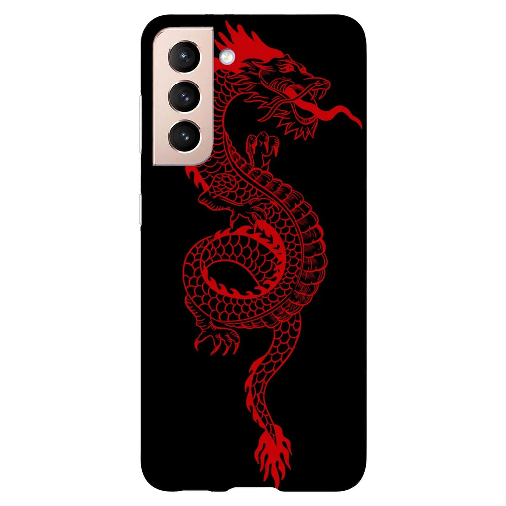 Husa compatibila cu Samsung Galaxy S20 Plus model Red Dragon, Silicon, TPU, Viceversa - Viceversa
