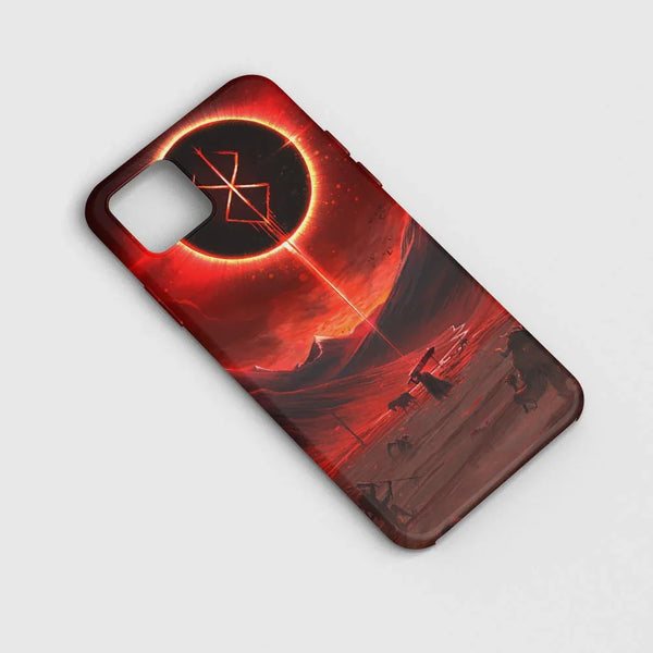 Husa Apple iPhone 12 Mini model Red Eclipse, Silicon, TPU, Viceversa - Viceversa